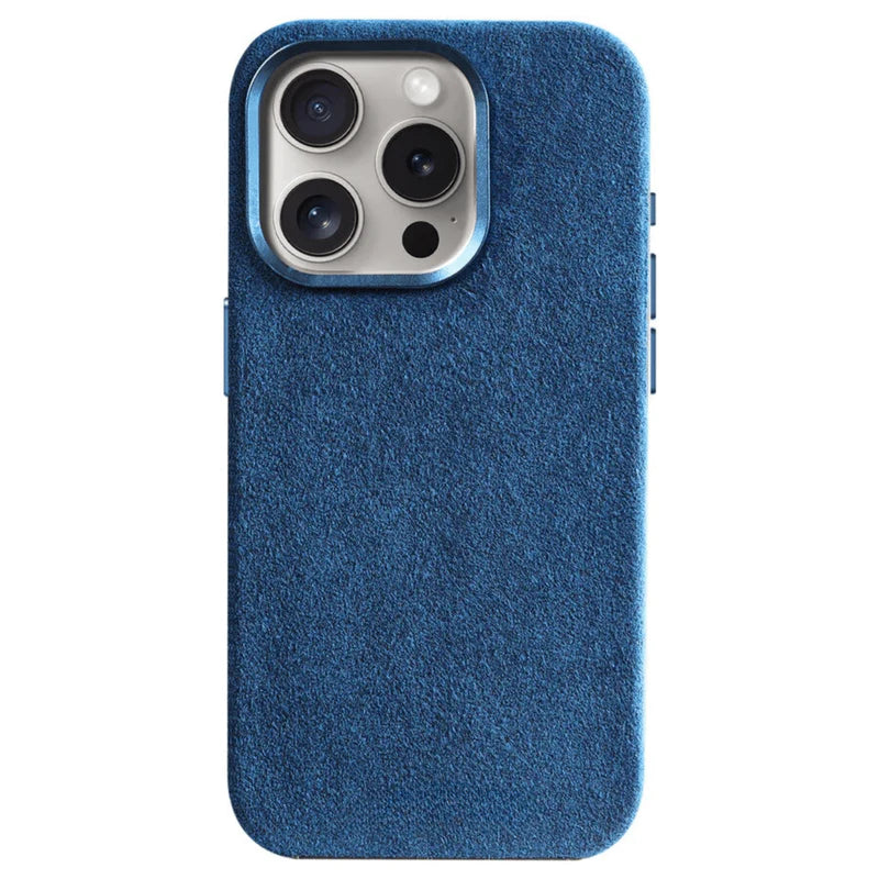 Alcantara Case - Ocean Blue Edition