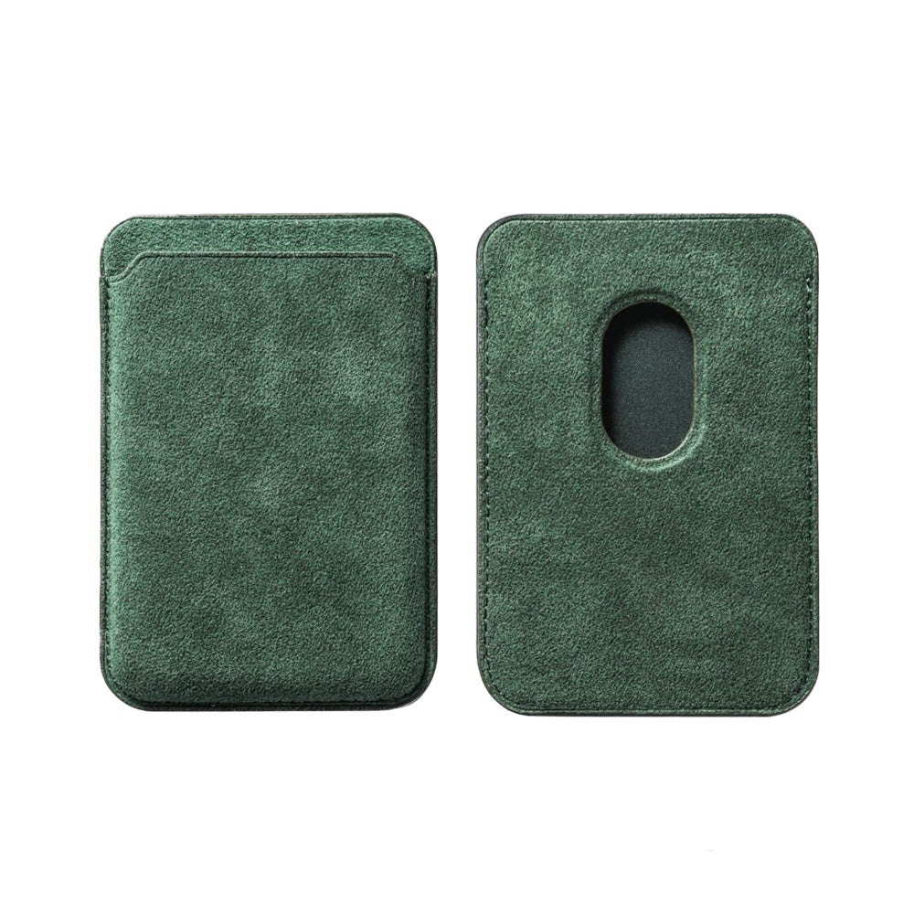 Alcantara MagSafe Wallet - Midnight Green