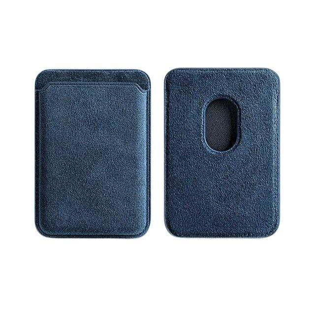 Alcantara MagSafe Wallet - Ocean Blue